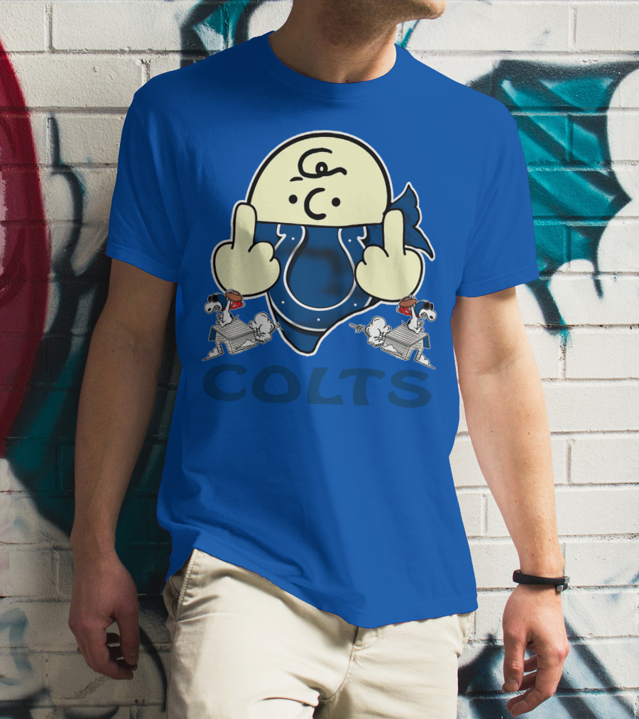 Colts Charlie Brown And Snoopy Indianapolis T-Shirt