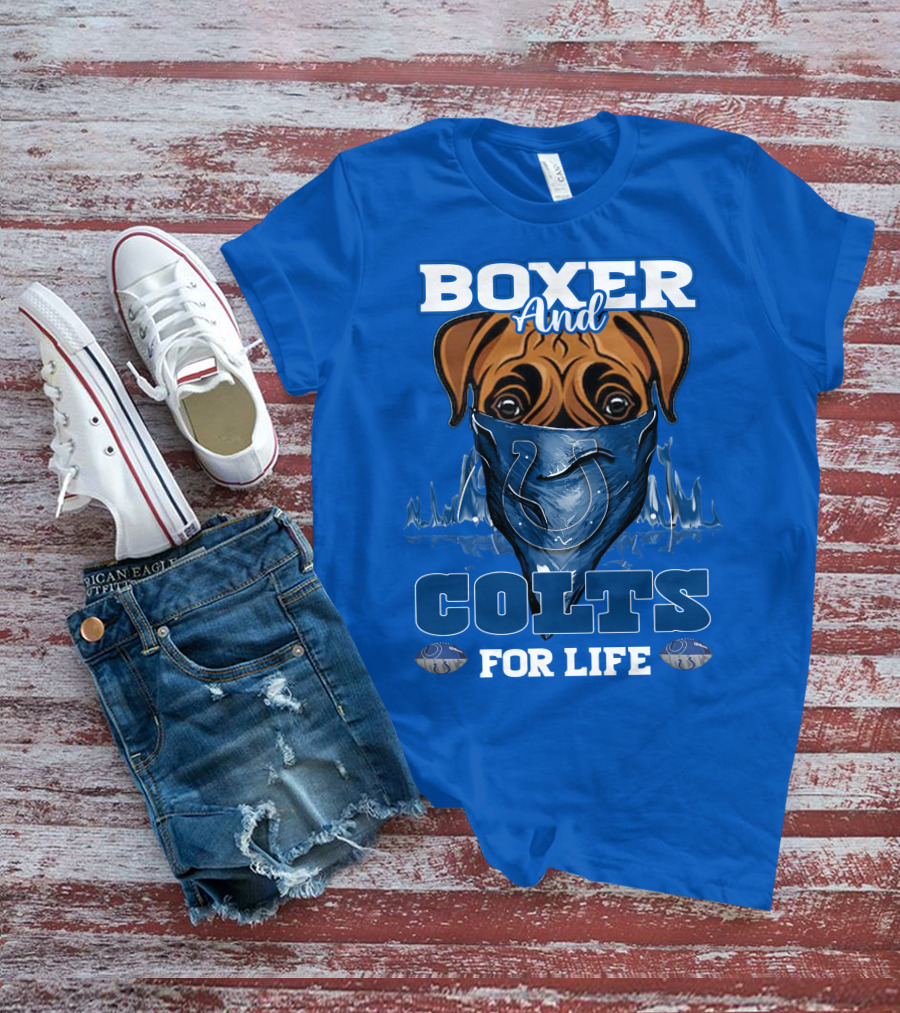 Boxer And Colts For Life T-Shirt