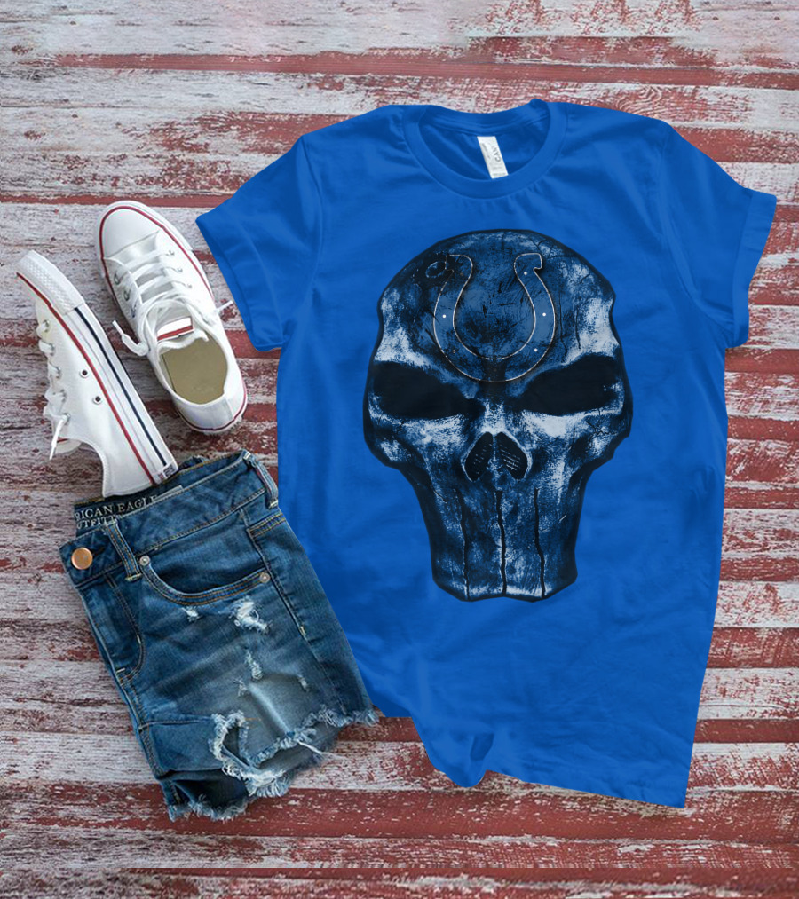 Skull Indianapolis Colts T-Shirt