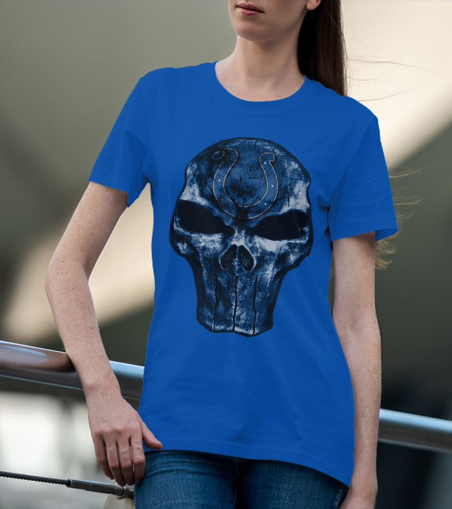 Skull Indianapolis Colts T-Shirt
