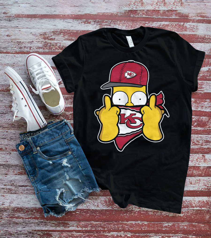 Kansas City Chiefs Homer Simpson T-Shirt