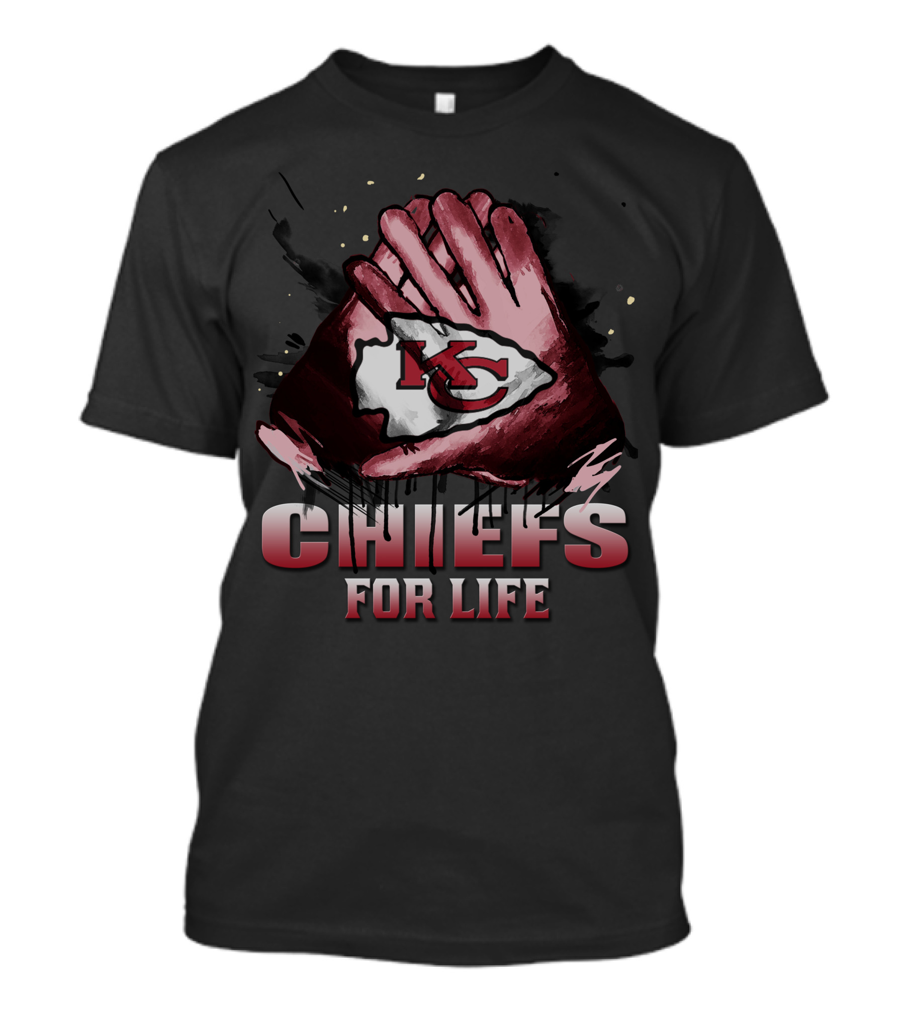Kansas City Chiefs 15 Kc Logo Chiefs For Life T-Shirt