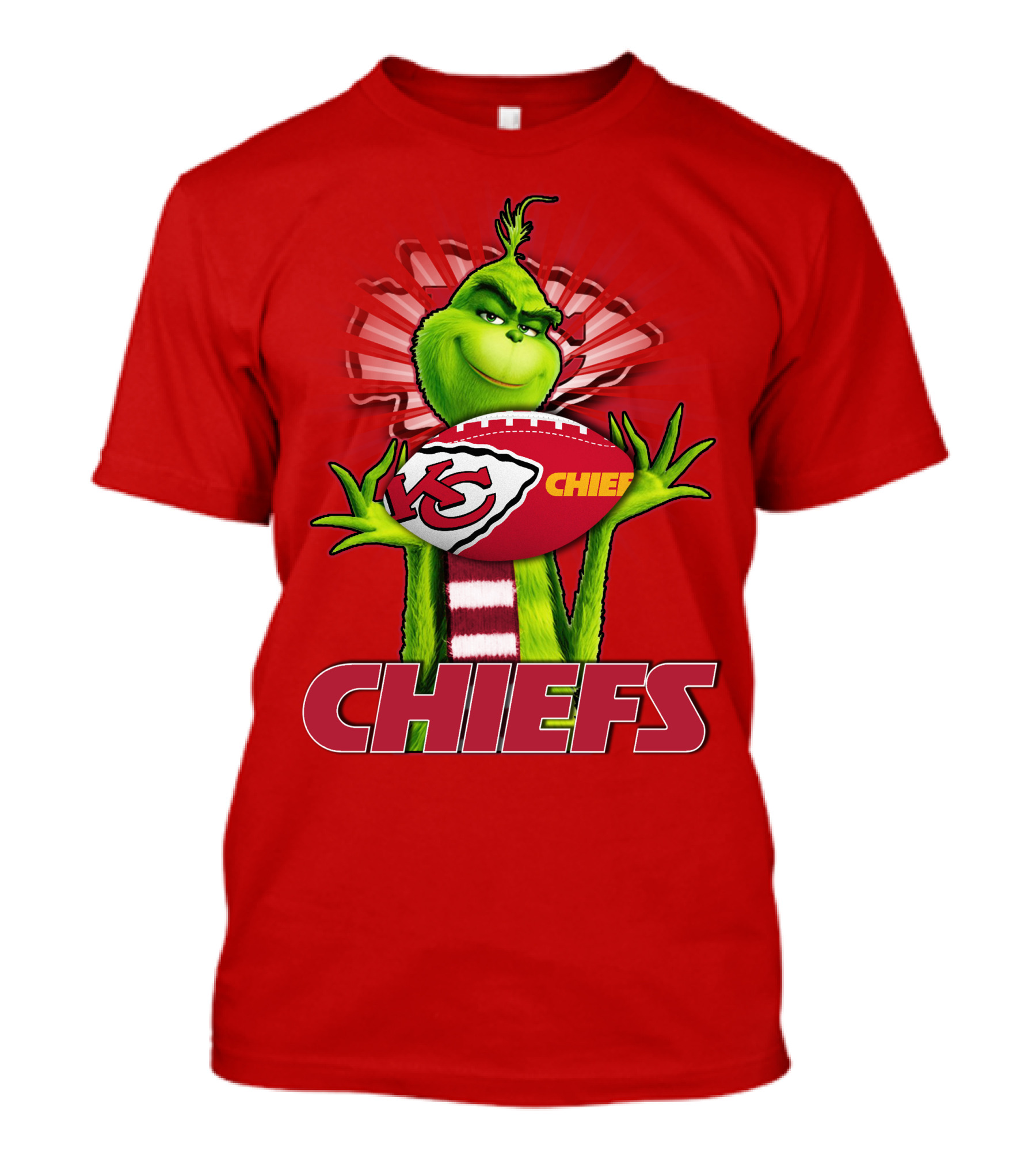 Grinch Chiefs Football KC T-Shirt