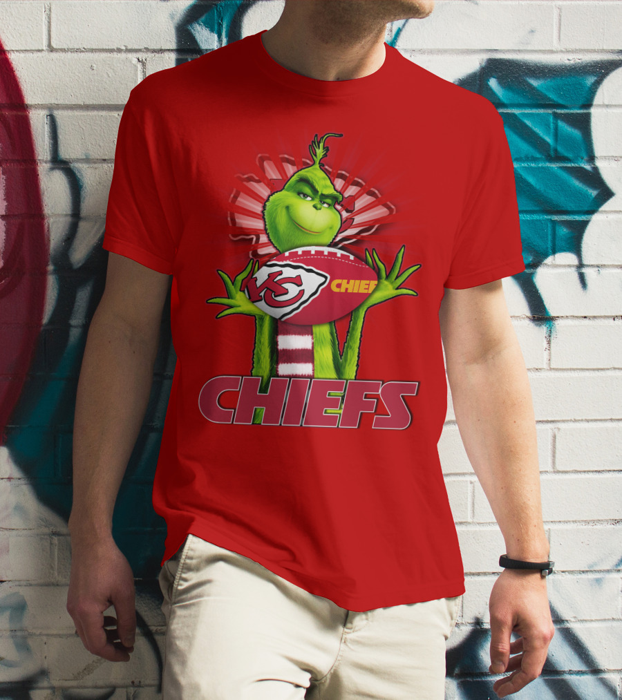 Grinch Chiefs Football KC T-Shirt