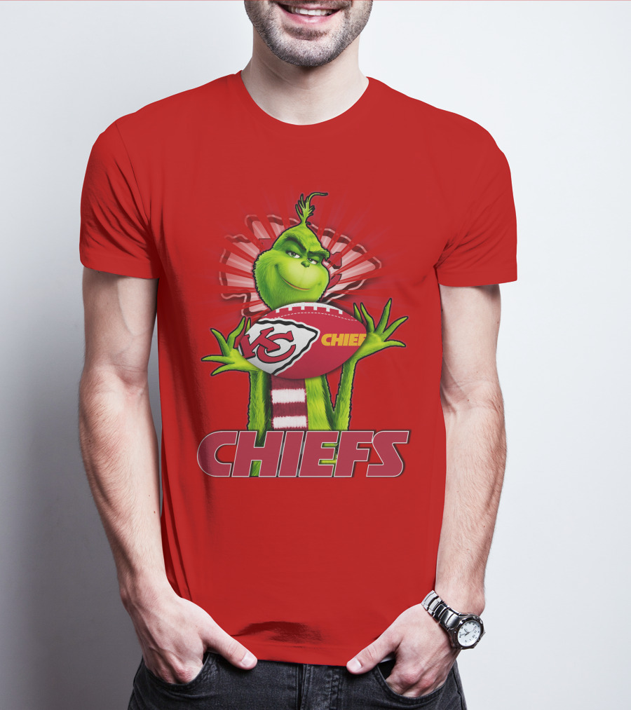 Grinch Chiefs Football KC T-Shirt