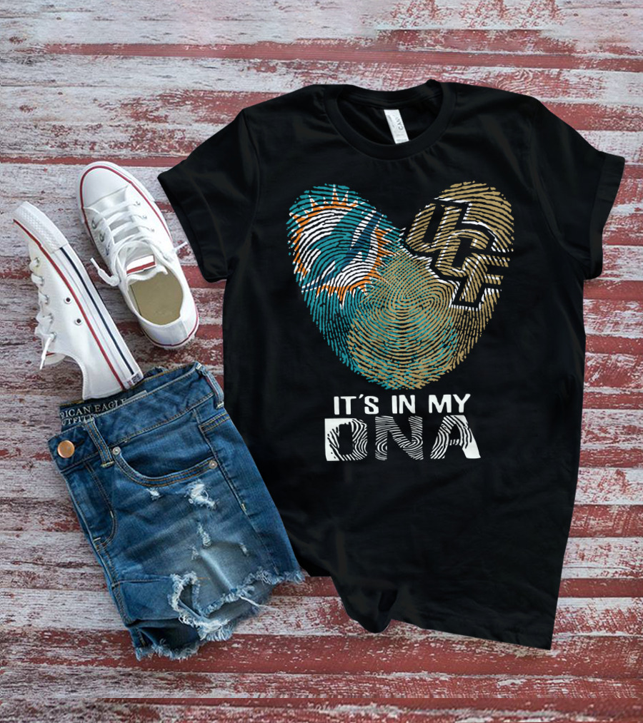Miami Dolphins Ucf It's In My Dna T-Shirt