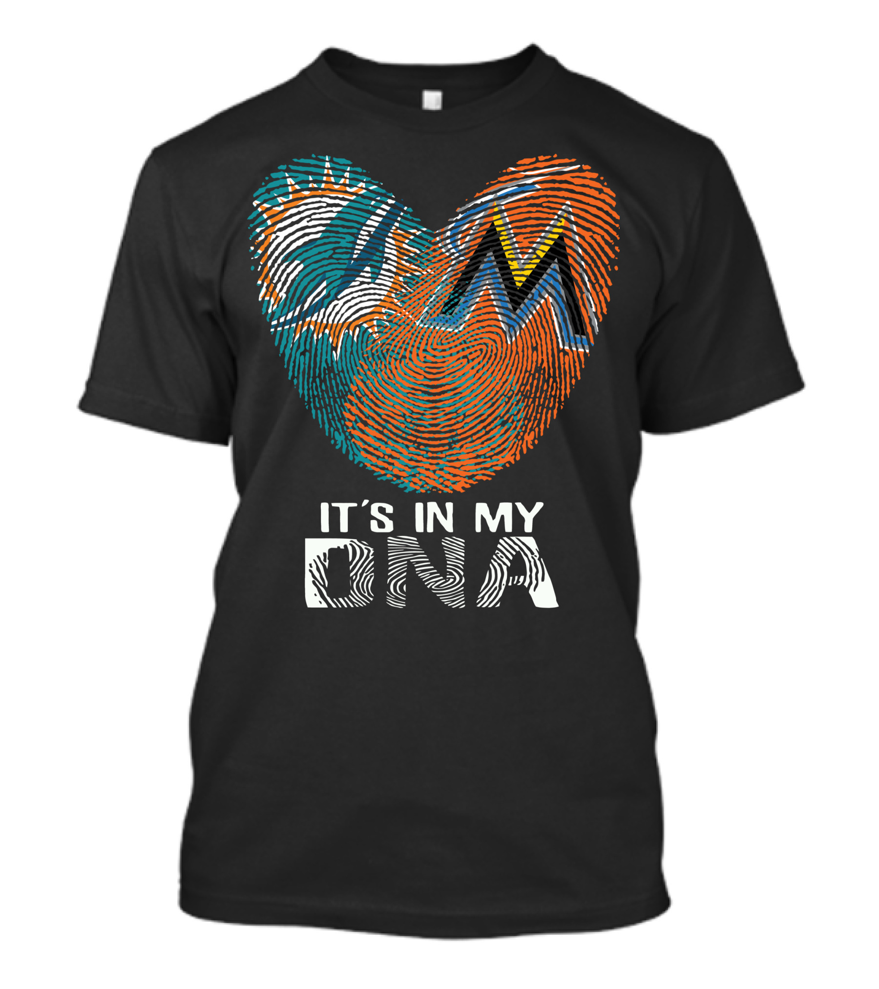 Miami Dolphins Marlins It's In My Dna T-Shirt