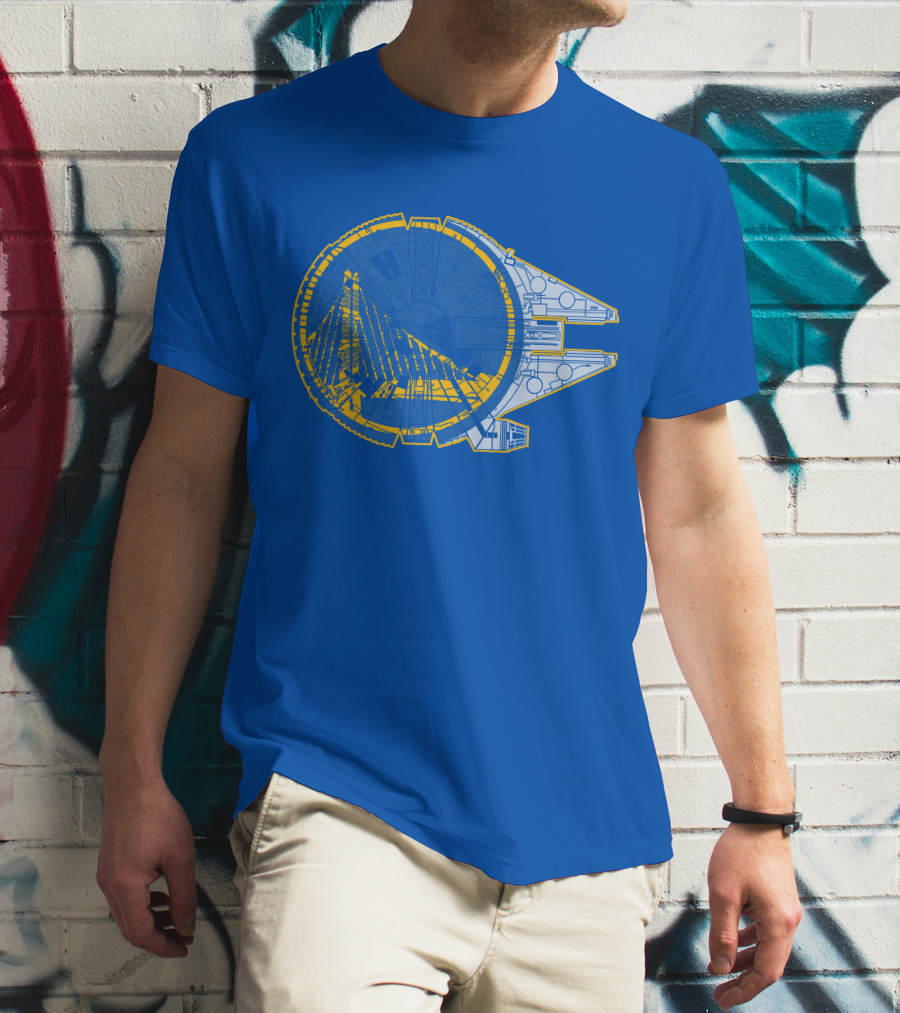Golden State Warriors Millennium Falcon T-Shirt
