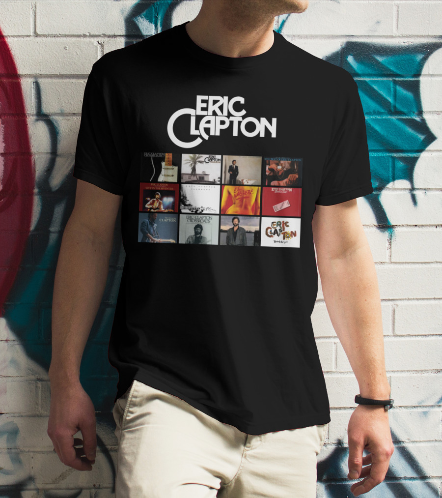 Eric Clapton Album Collection Essentials T-Shirt