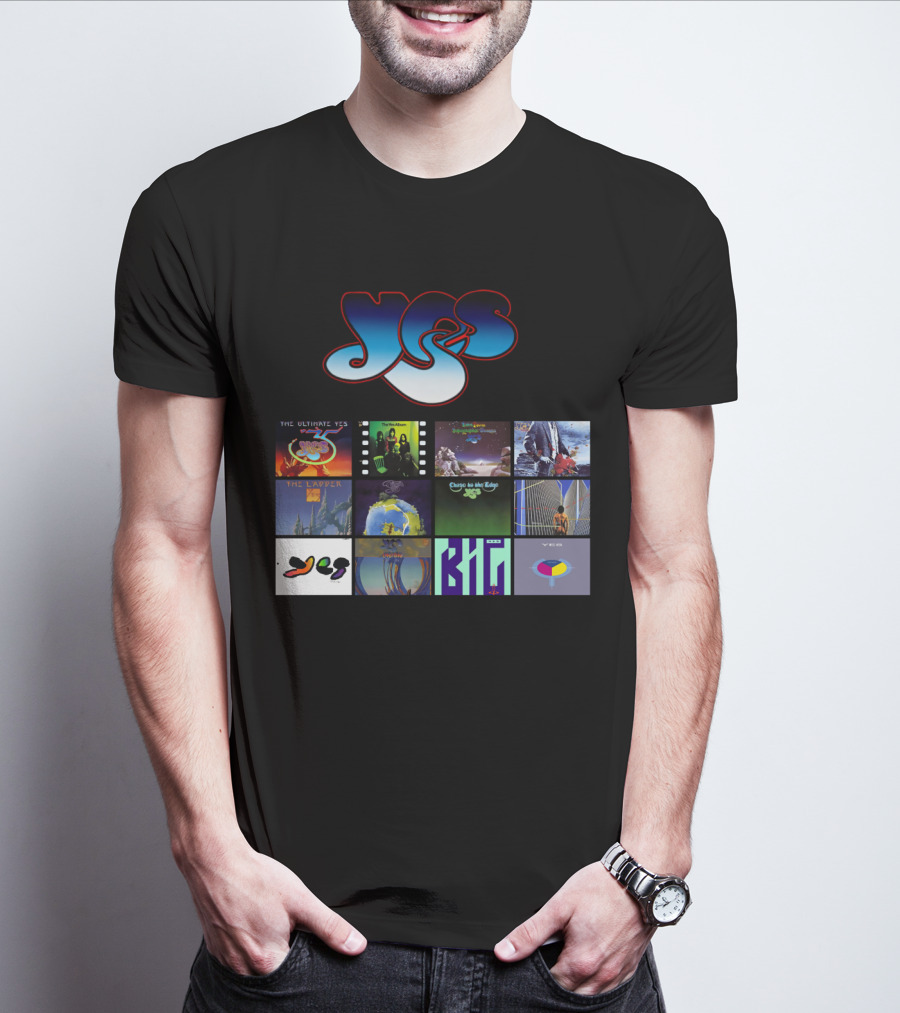 Yes Band Album Collection Highlights Classic Covers And Iconic T-Shirt