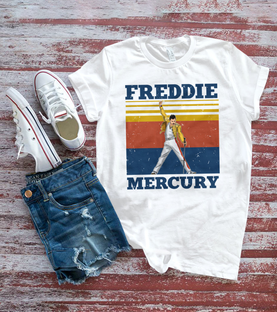FREDDIE MERCURY Yellow Jacket T-Shirt