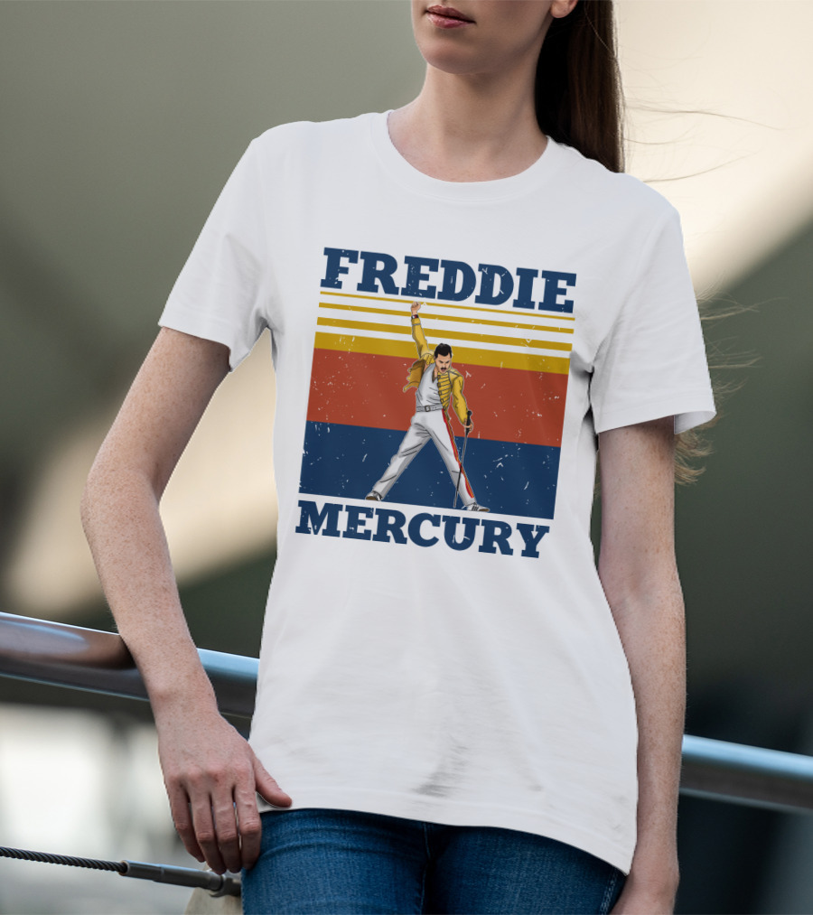 FREDDIE MERCURY Yellow Jacket T-Shirt