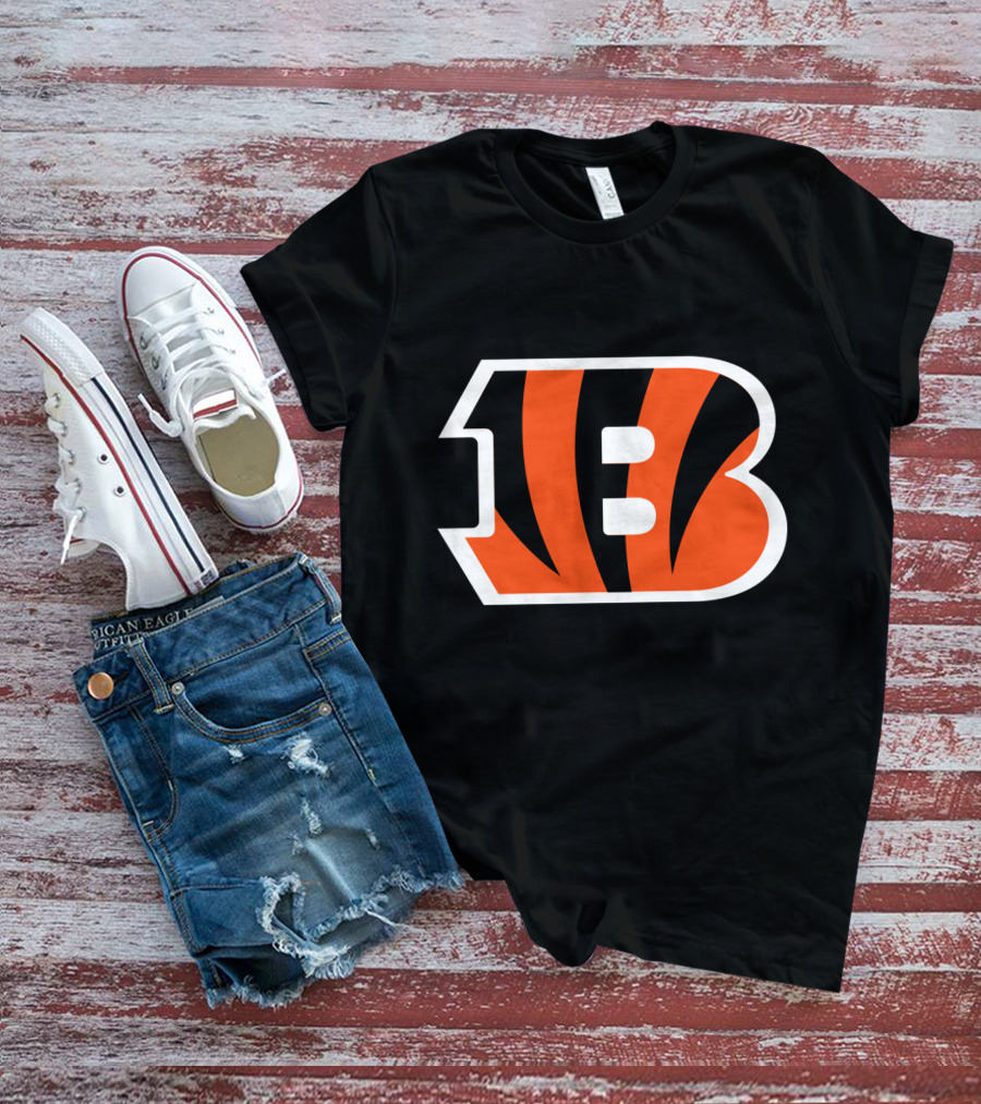 Cincinnati Bengals Striped B T-Shirt