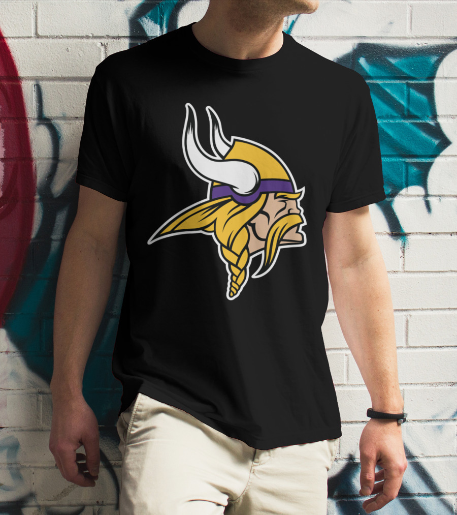 Minnesota Vikings Viking Head T-Shirt