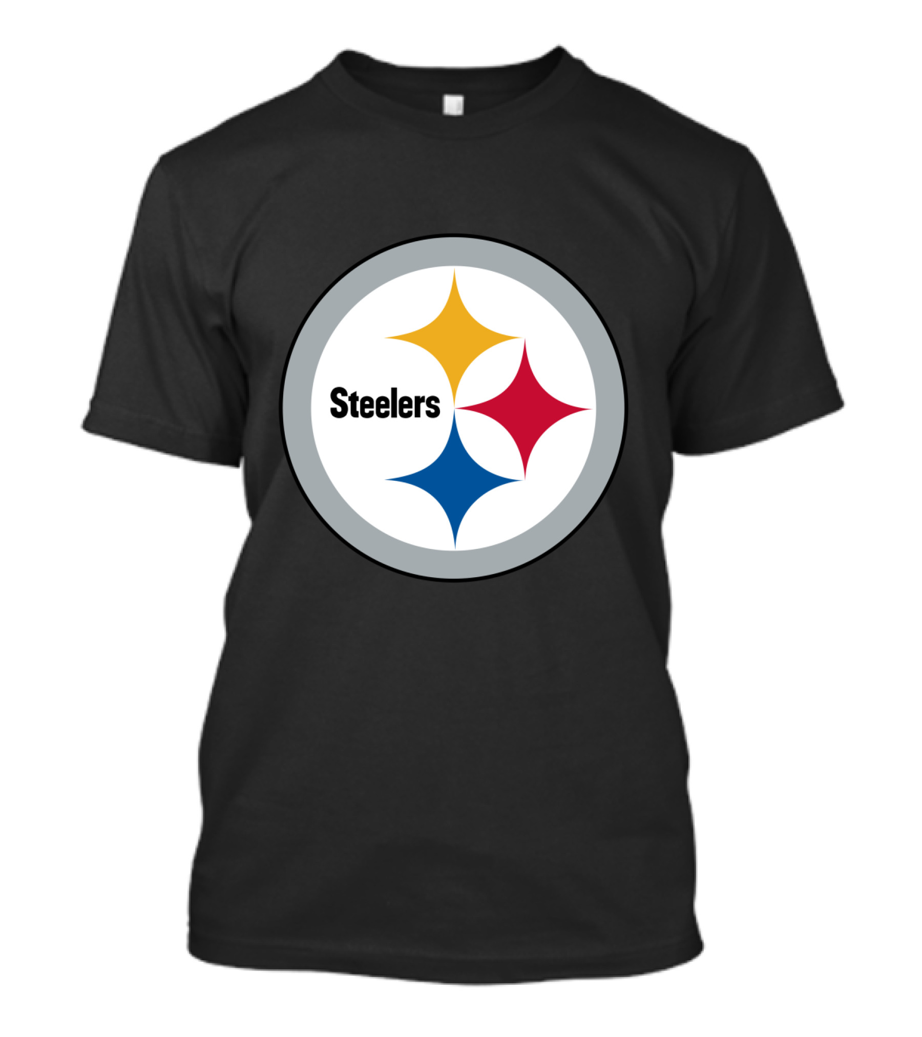 Pittsburgh Steelers Circular Emblem With Iconic Stars T-Shirt