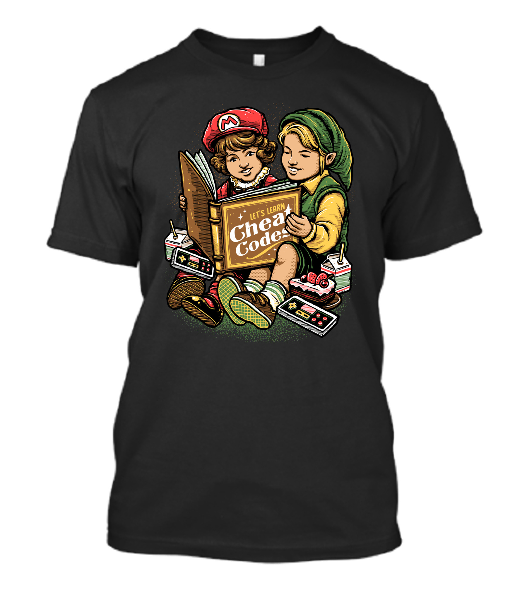 Let's Learn Cheat Codes With Classic Gaming Duo T-Shirt
