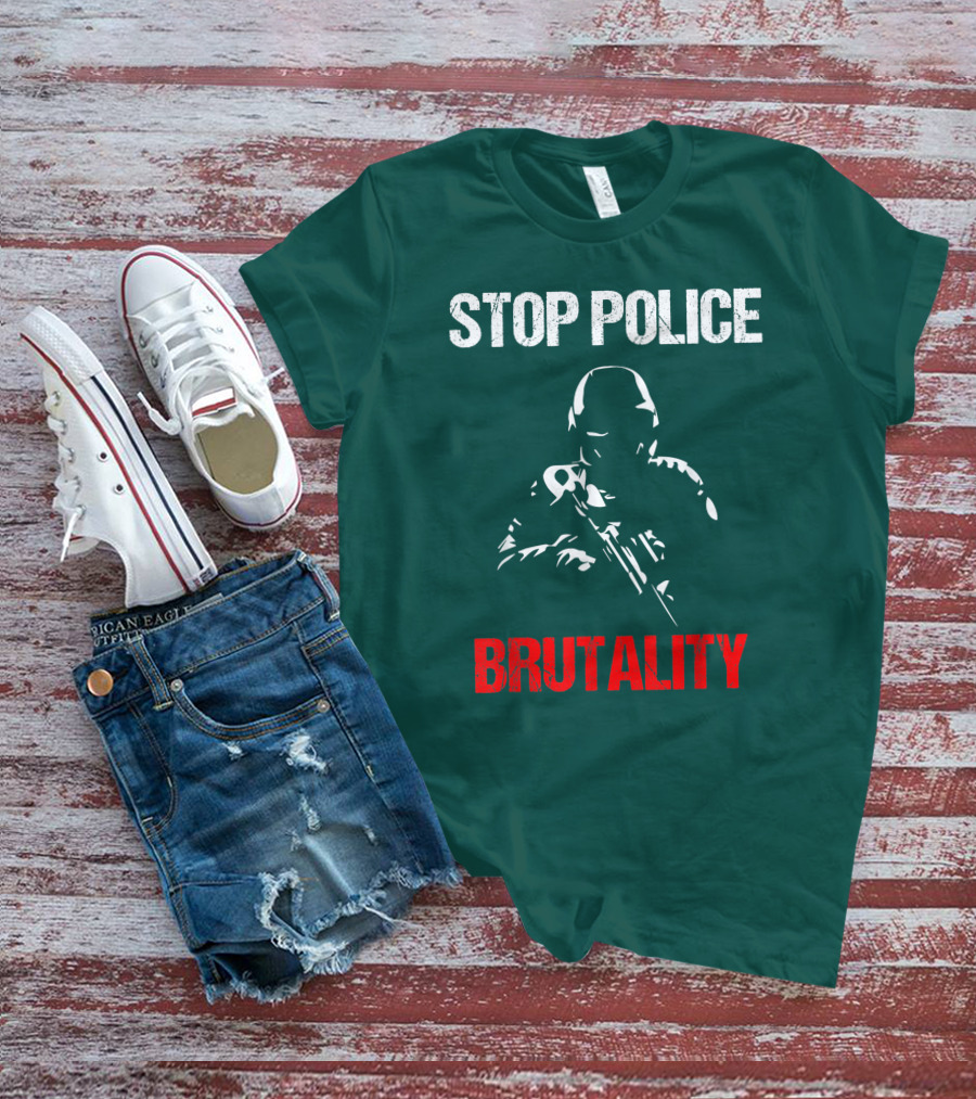 STOP POLICE BRUTALITY Violence Cop T-Shirt