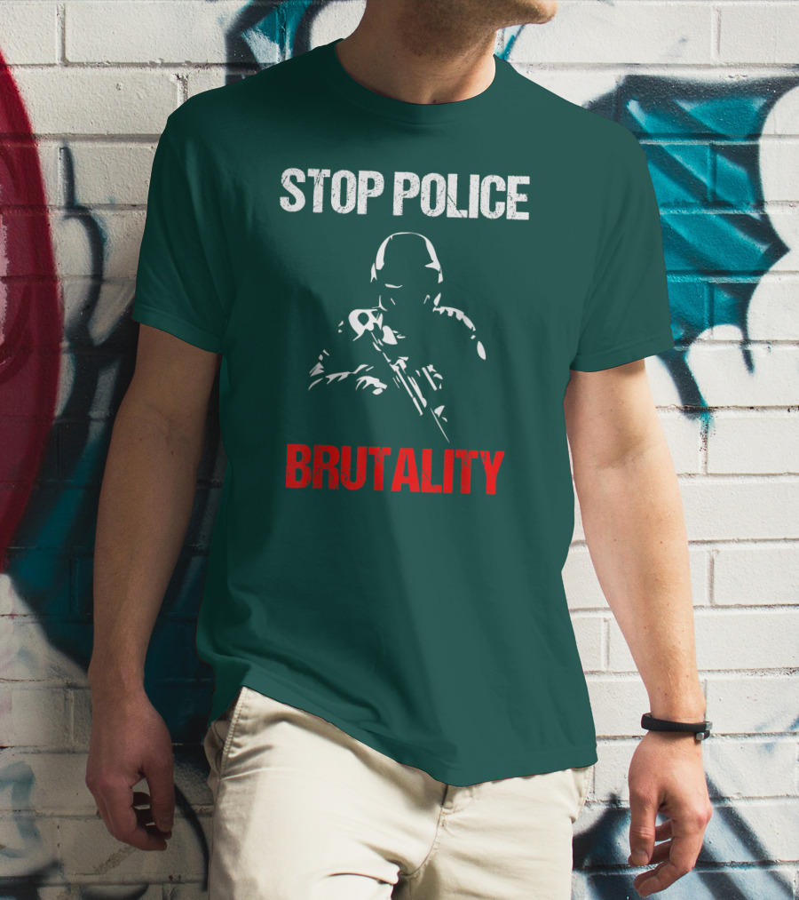 STOP POLICE BRUTALITY Violence Cop T-Shirt