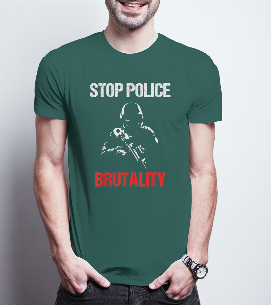 STOP POLICE BRUTALITY Violence Cop T-Shirt