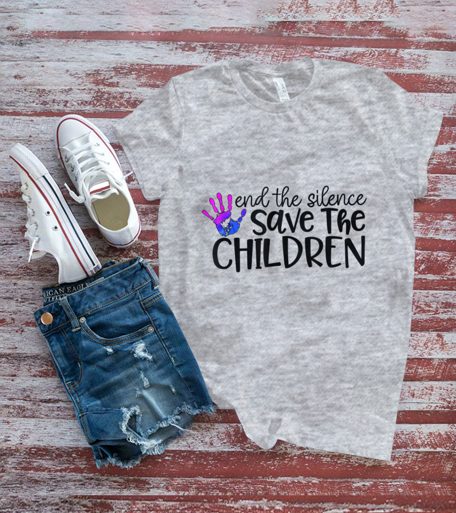 End The Silence Save The Children T-Shirt