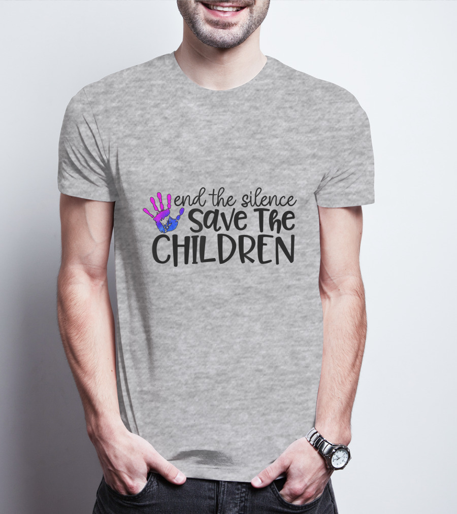 End The Silence Save The Children T-Shirt