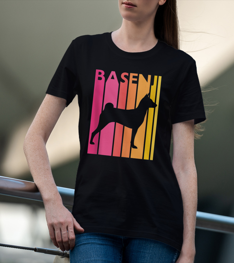 Basenji Retro Love Vintage T-Shirt