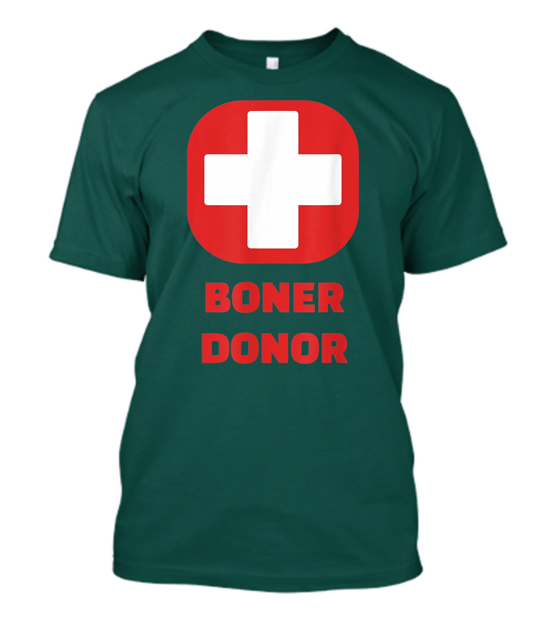 Boner Donor Funny Red Cross T-Shirt