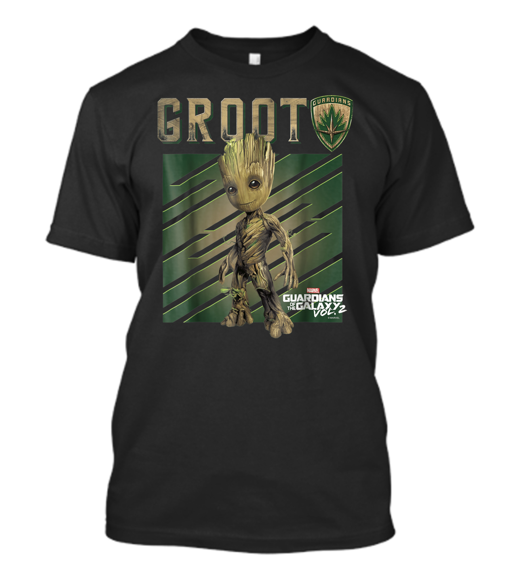 Marvel Guardians Of The Galaxy Vol. 2 Baby Groot Guardians Shield T-Shirt