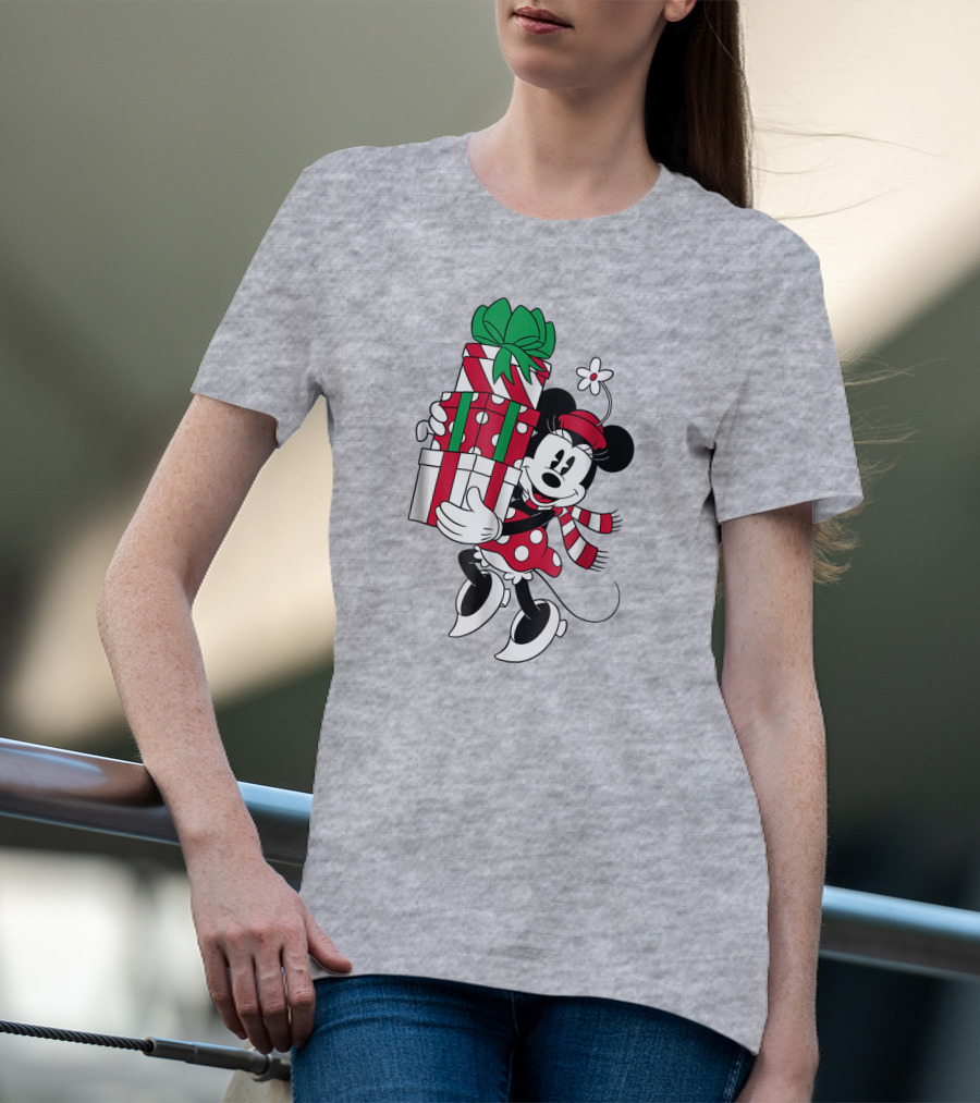 Disney Minnie Mouse Christmas Presents T-Shirt