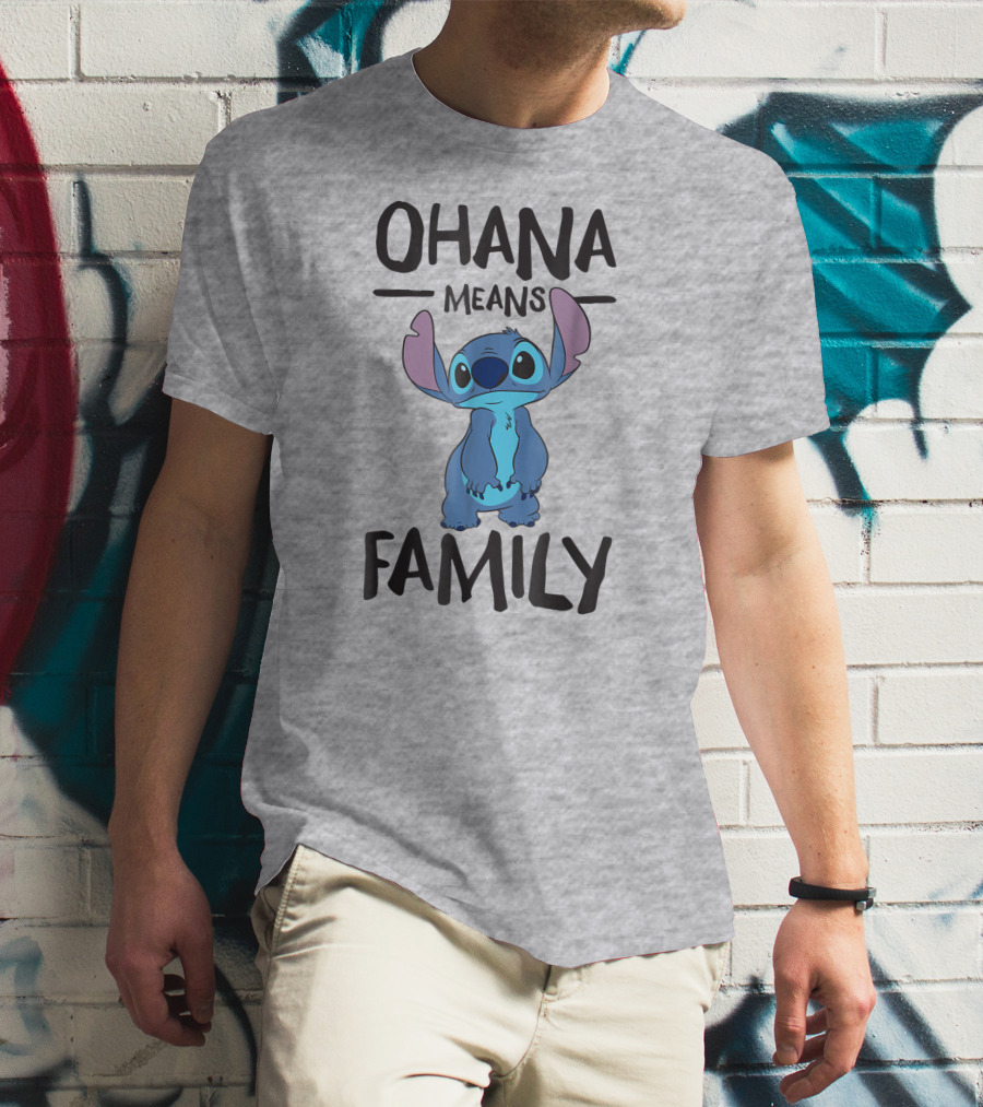 Ohana Means Family Stitch Disney T-Shirt