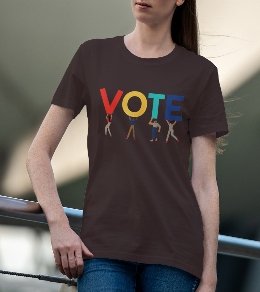 VOTE Patriotic United Colors Representation T-Shirt