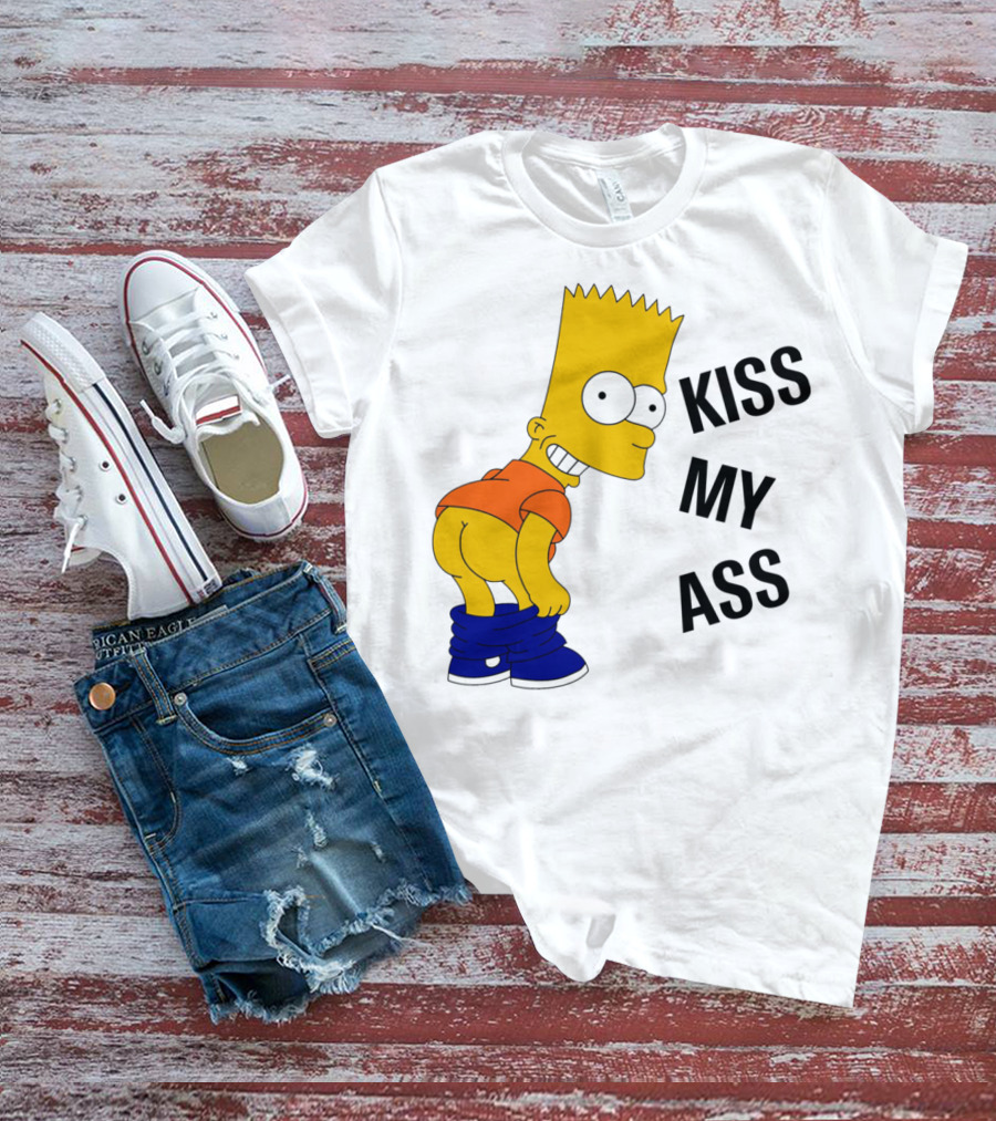 Bart Simpson Kiss My Ass T-Shirt
