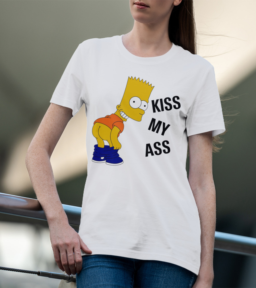 Bart Simpson Kiss My Ass T-Shirt