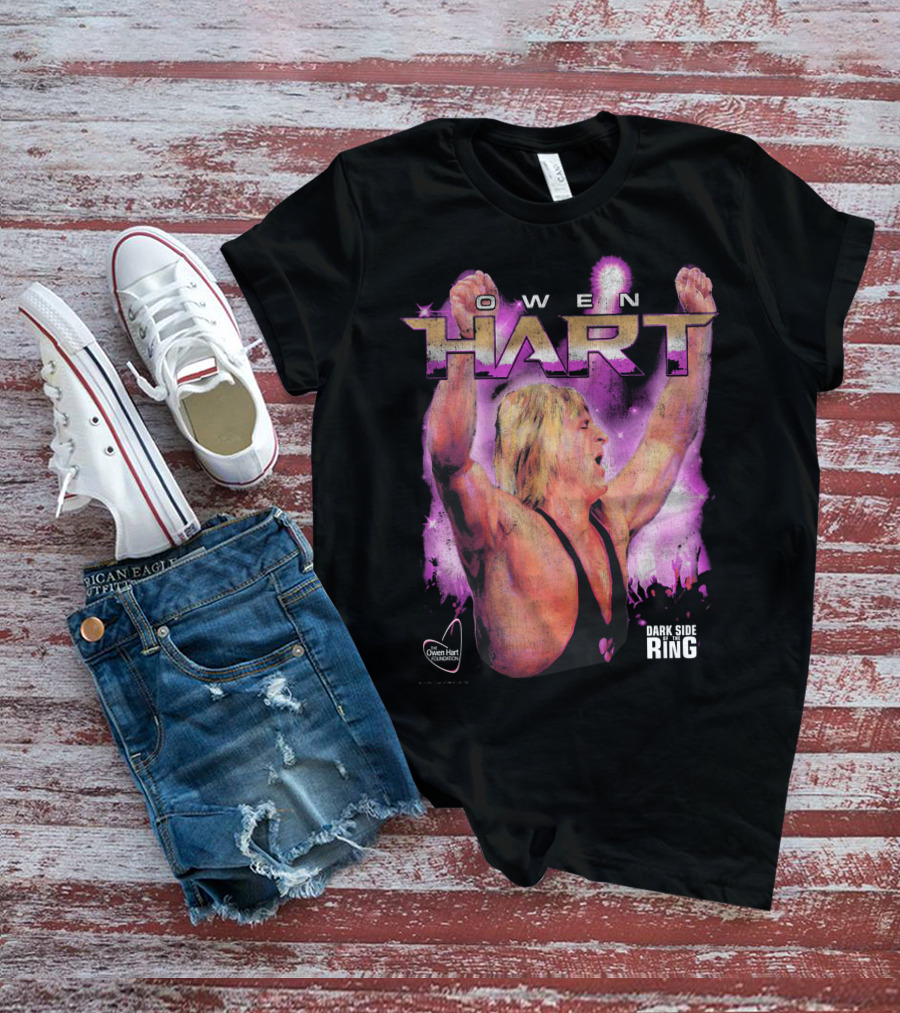 Owen Hart Dark Side Of The Ring Victory Pose T-Shirt