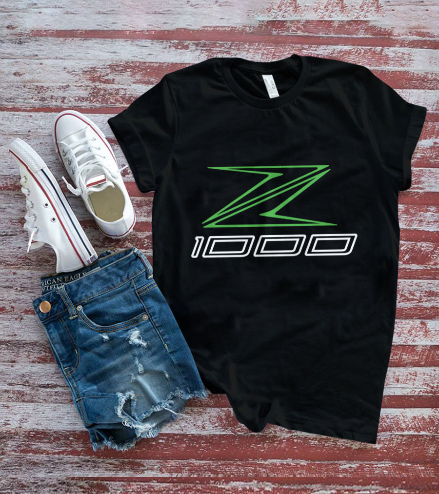 Z 1000 Kawasaki Green Stylized T-Shirt
