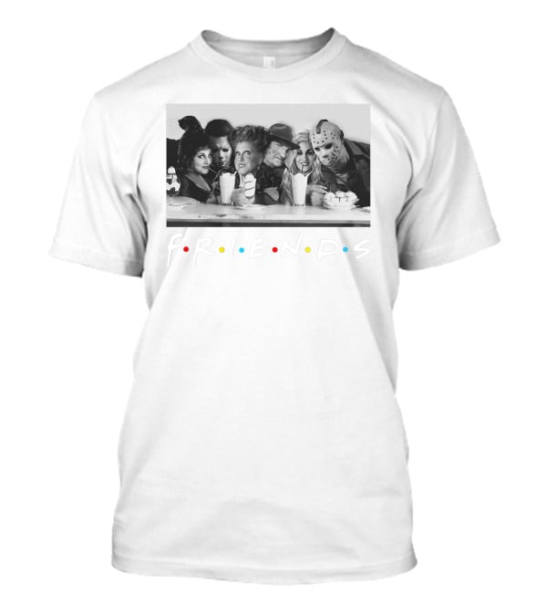 Hocus Pocus Horror Movie Friends Characters Parody With Iconic TV Show T-Shirt