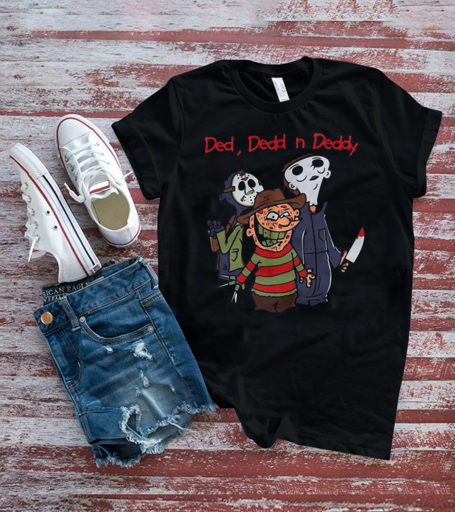 Ded Dedd N Daddy Horror Characters T-Shirt