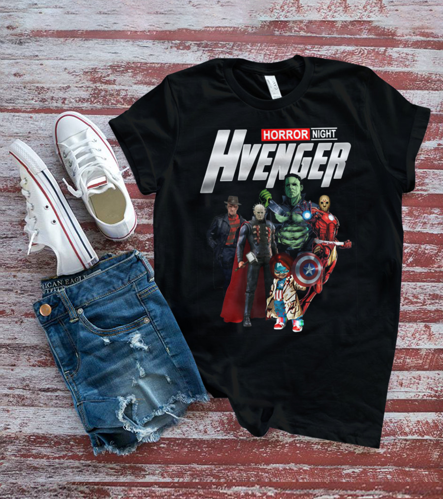 Horror Night Hvenger Avenger Crossover Villains Assemble T-Shirt