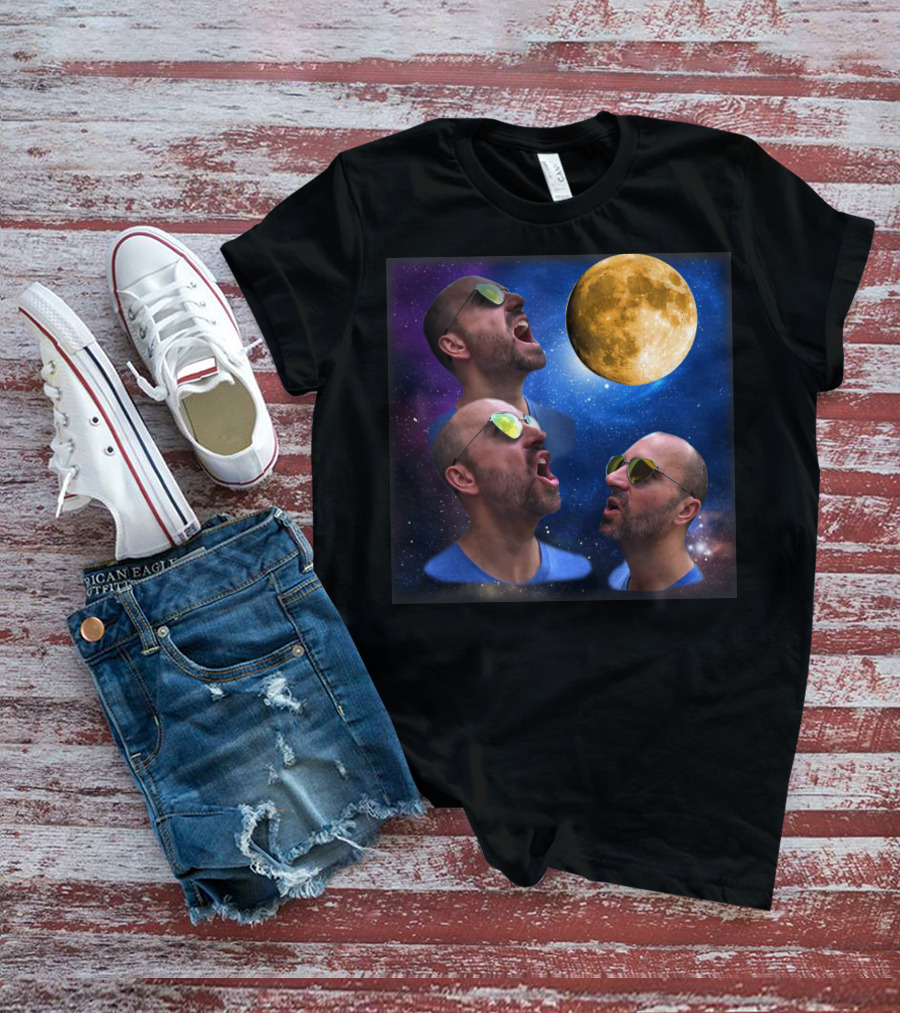 Zach Call Moon Space Night Sunglasses Trio T-Shirt