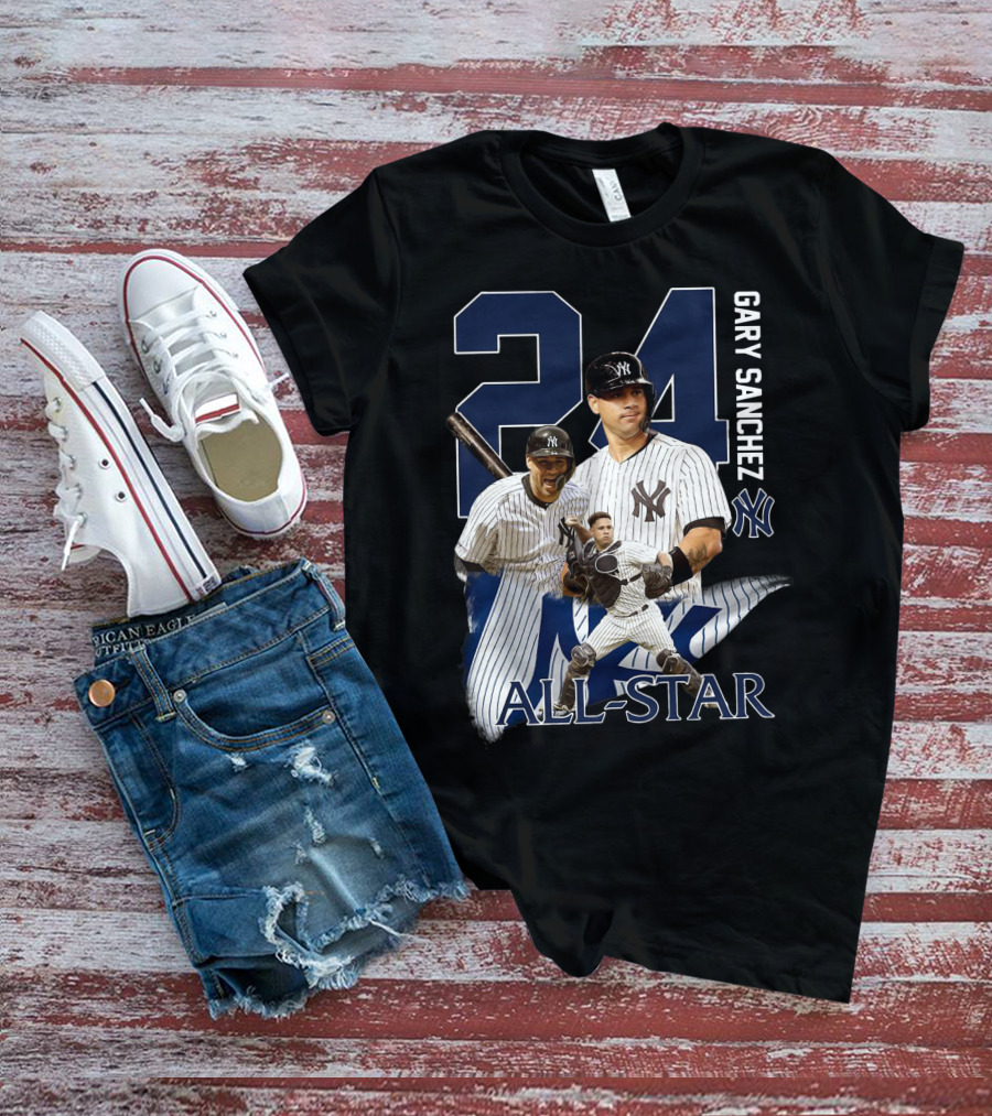 New York Yankees Gary Sanchez 24 All-Star T-Shirt