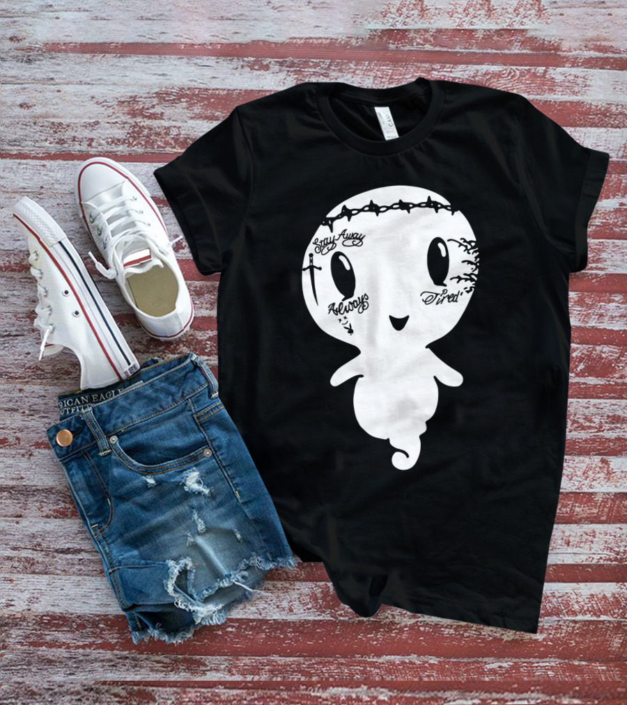 Stay Away Always Tired Ghost Post Malone Tattoo T-Shirt