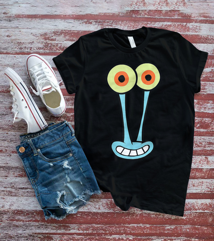 Gary Halloween Snail Cartoon Face Funny Group Costume T-Shirt