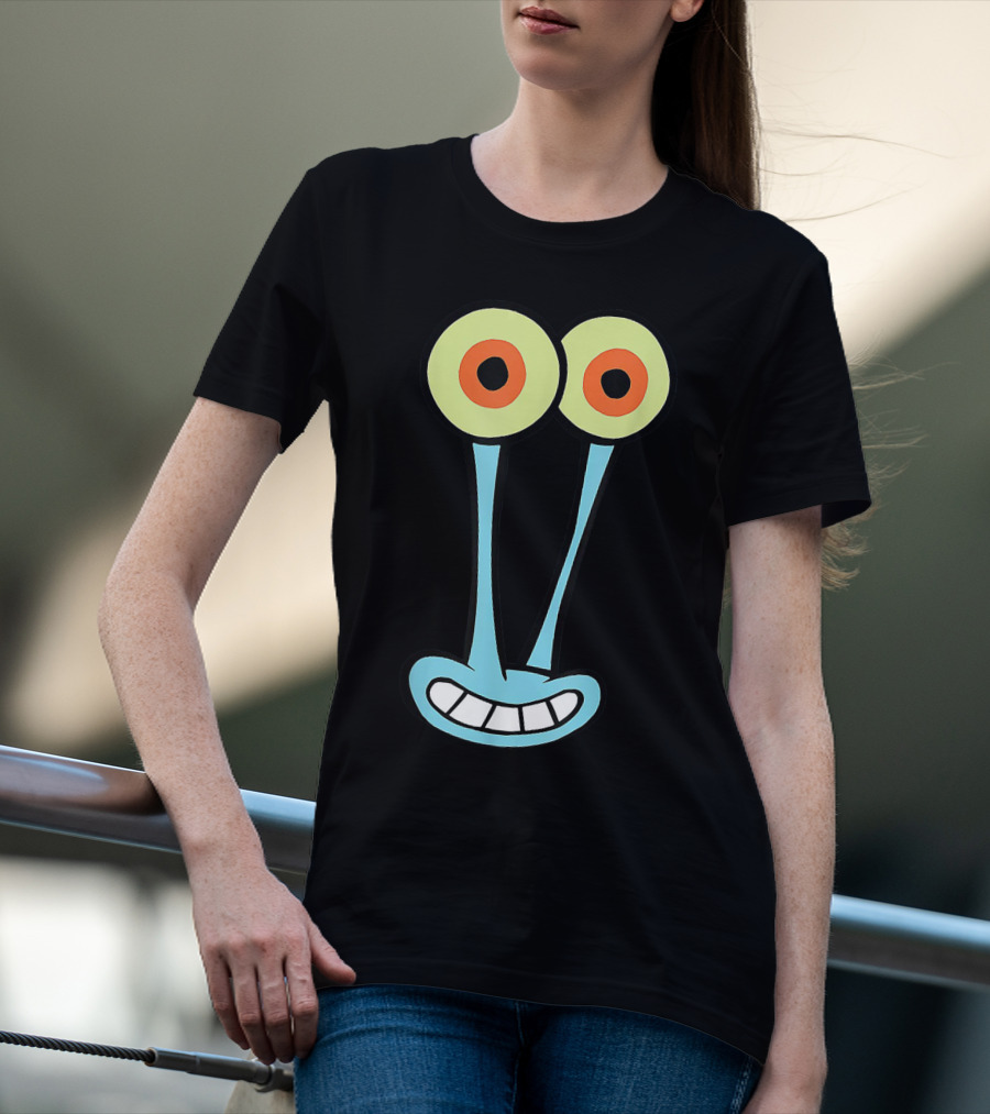 Gary Halloween Snail Cartoon Face Funny Group Costume T-Shirt