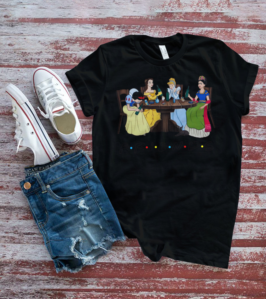 Disney Queens Friends With Frida Kahlo At Table T-Shirt