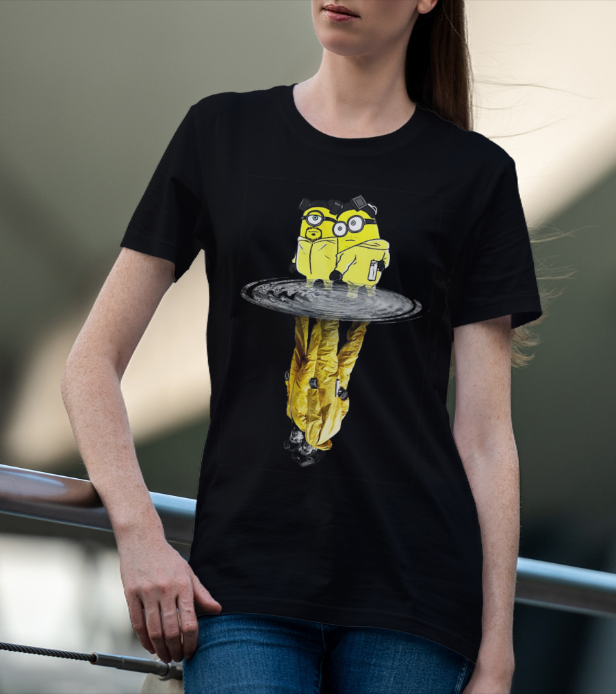 Minion Walter White Jesse Breaking Bad Reflection T-Shirt