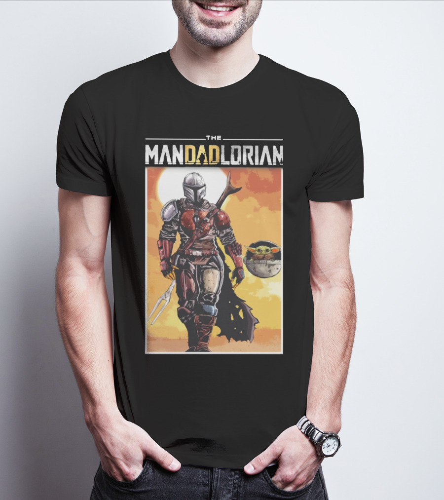 The Mandadlorian Dad Yoda The Mandalorian T-Shirt