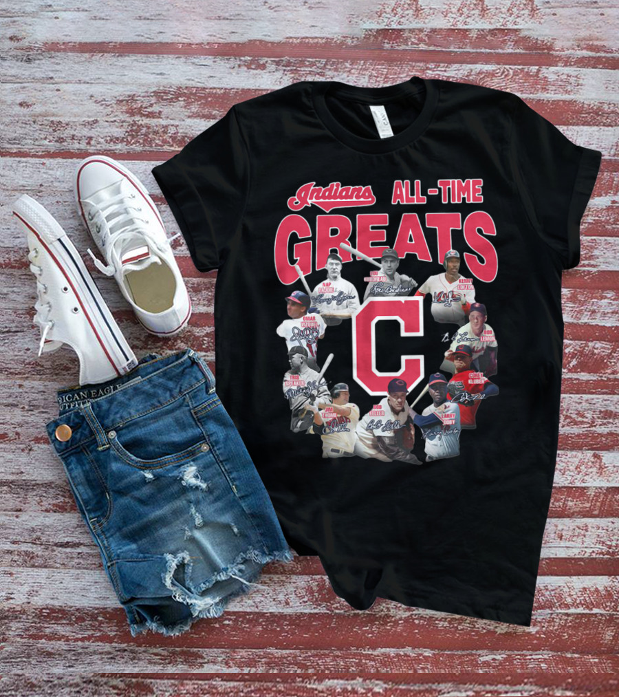 Indians All-Time Greats Cleveland Legends T-Shirt