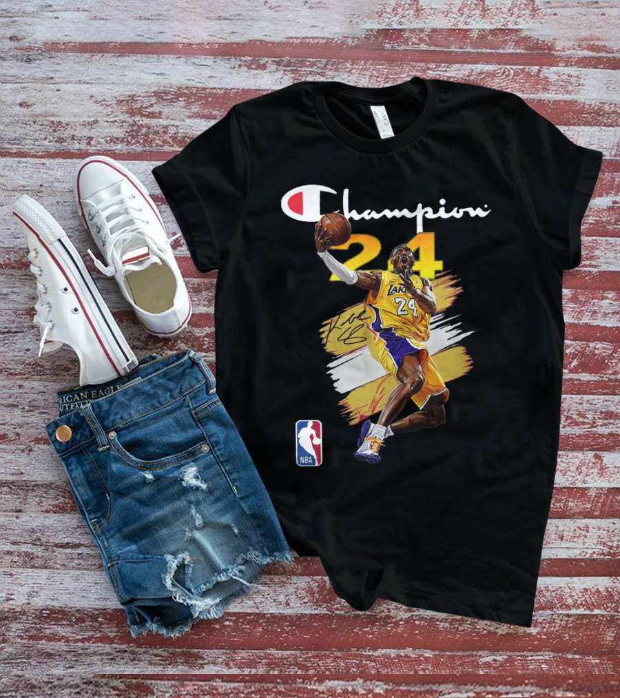Champion NBA Los Angeles Lakers Kobe Bryant #24 T-Shirt
