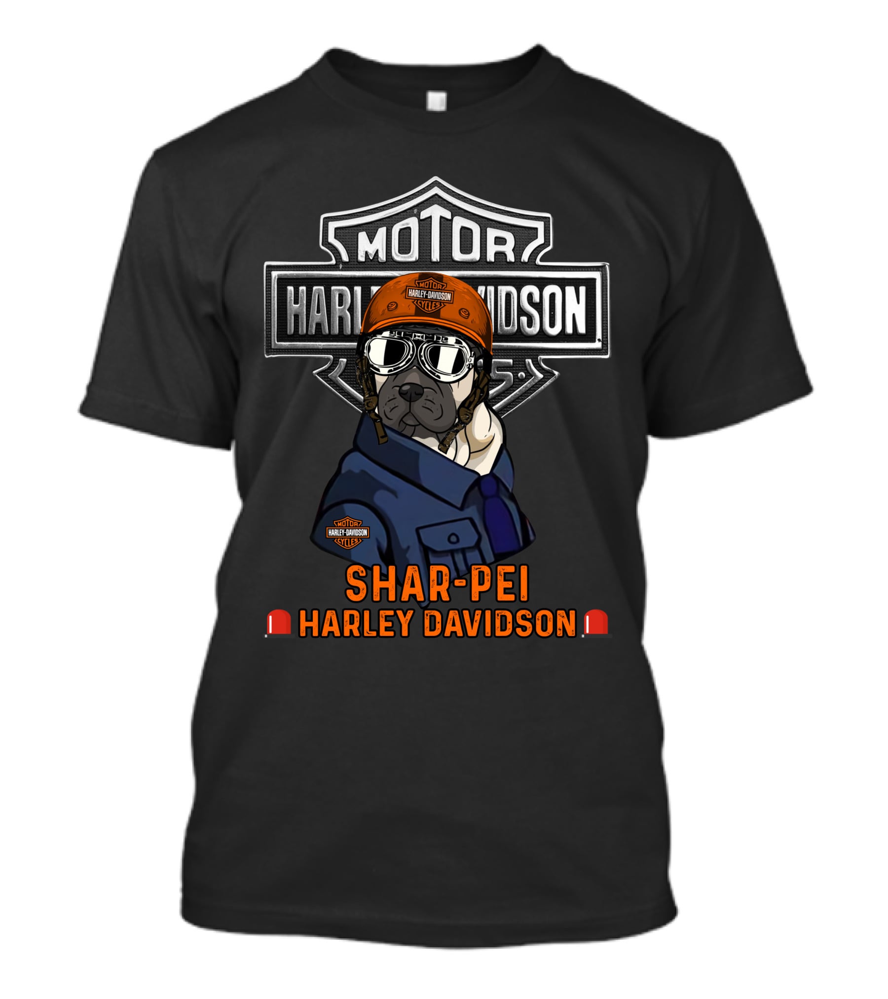 Motor Harley Davidson Shar-Pei Hdteex 112V3 T-Shirt