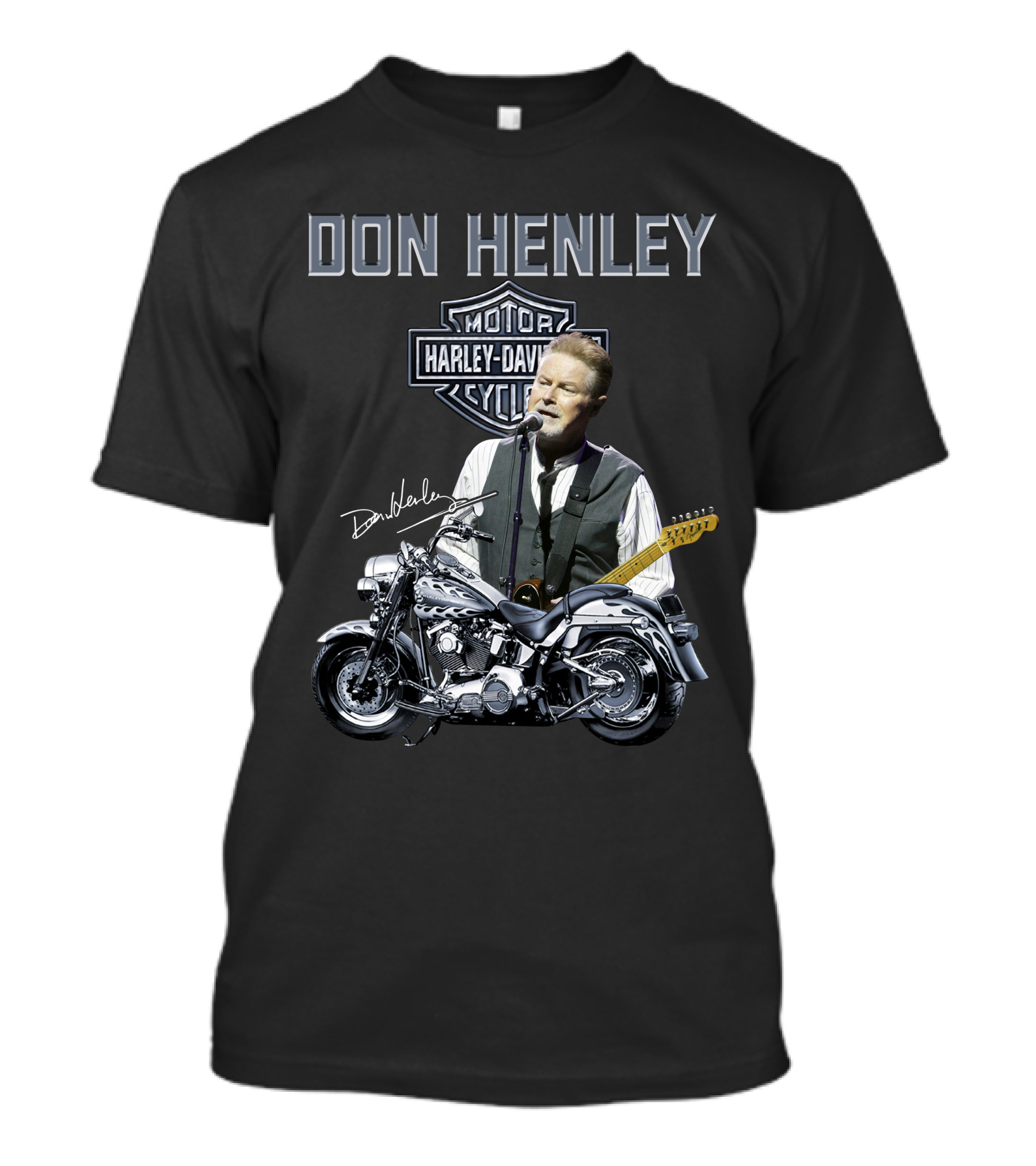 Don Henley Harley Davidson Motorcycle Music Legend T-Shirt